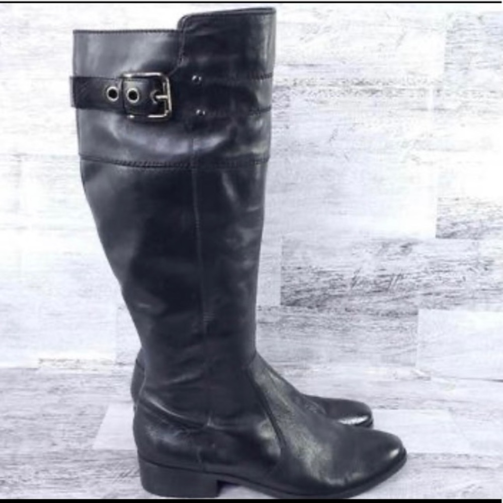 Marc Fisher leather knee high boots size 9M